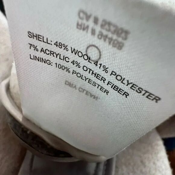 LAUNDRY BY SHELLI SEGAL | Wool Blend Wrap Trench Coat Gray Nude Belt | Small - Picture 10 of 10